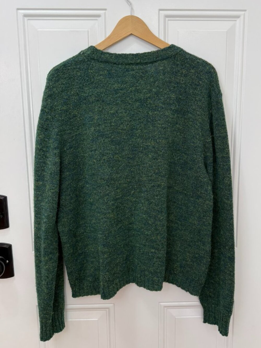 Urban Outfitters Green Knit Button Front Cardigan Sweater Pockets Size M - Picture 4 of 8